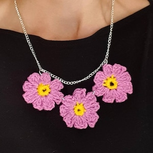 Lilac Floral Necklace