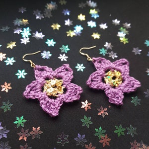 Christmas Crochet Earrings
