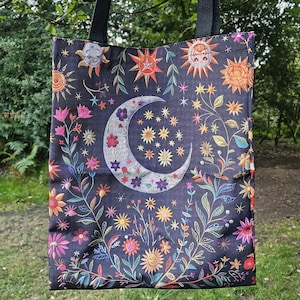 Beautiful Crescent Moon Tote Bag