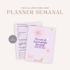 Planner de Autocuidado Semanal | Diario de Bienestar y Colon Irritable | PDF Imprimible A4 y Carta | Instant Download