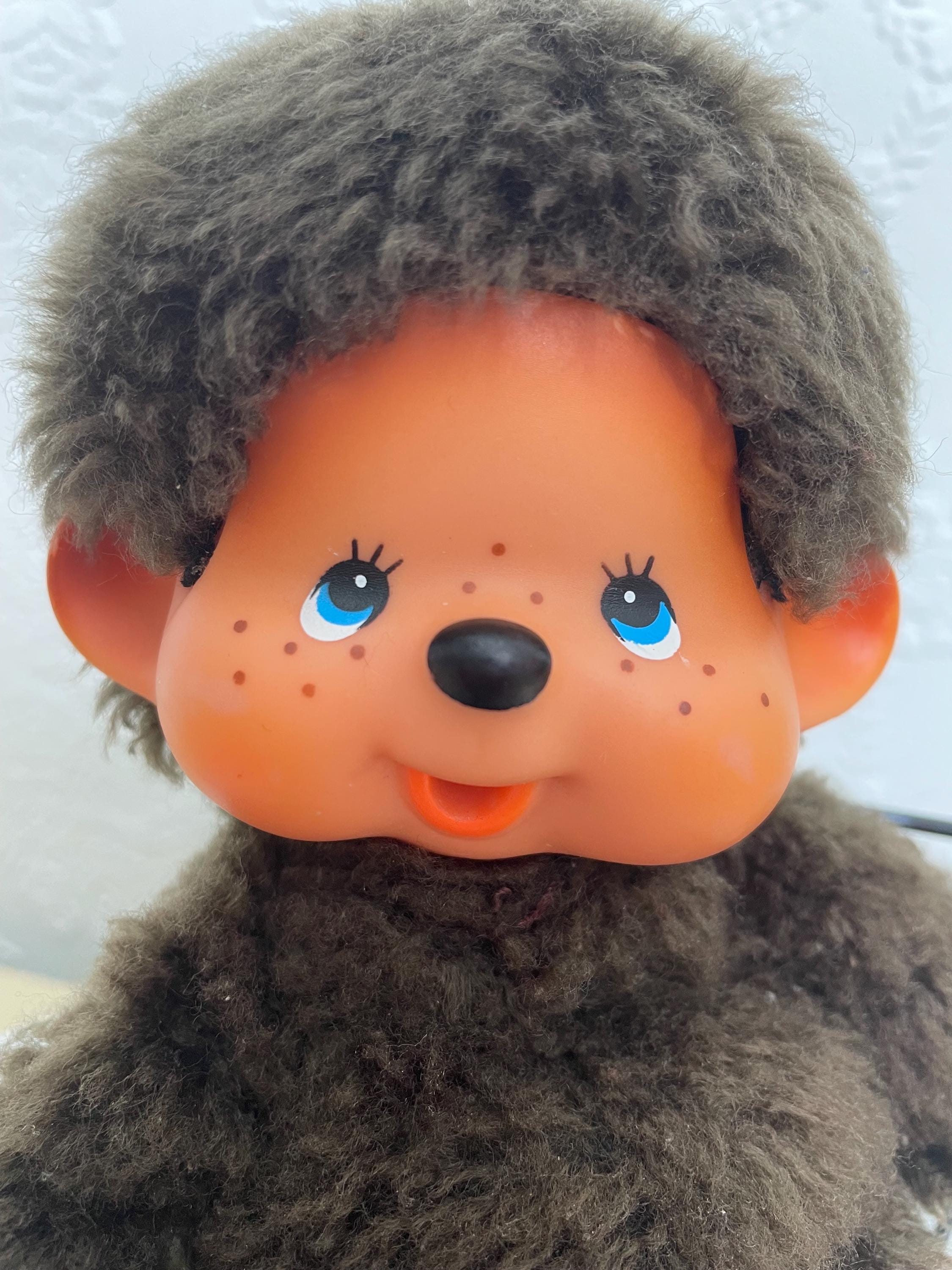 Vintage 1974 Monchhichi Sekiguchi Original Plush Doll Made in