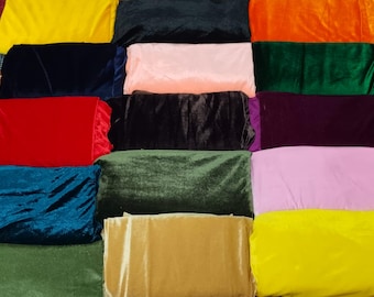 Vintage Silk Velvet Fabric Scraps velvets remnant scrap Remnants/Ribbons Small Sizes of Silk Velvet in Various Colors for DIY projects