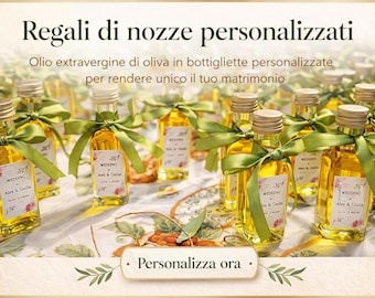 Organic olive oil 20ml wedding favor – Rustic wedding guest gift, Made in Italy, Calabria, our own production, customizable