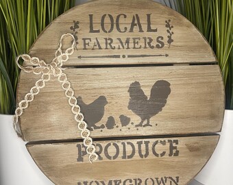Wooden Wall Hanging Farmhouse Decor
