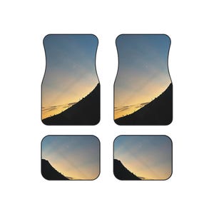 Sunset Car Mats | Universal Fit Floor Mats for Cars, Truck Accessories, Auto Decor, Gift for Drivers, Custom Car Interior
