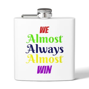 MN Sports Fan Stainless Steel Flask - Fun Gift for Friends, Personalized Beverage Container, Encouragement Flask for Celebrations