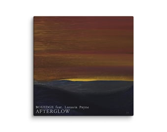 Afterglow | Bespoke Canvas Print | Original Artwork by PZ | 30x30cm or 50x50cm