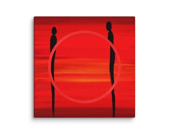 Rebirth | Canvas Print | Original Artwork by PZ | 30x30cm or 50x50cm