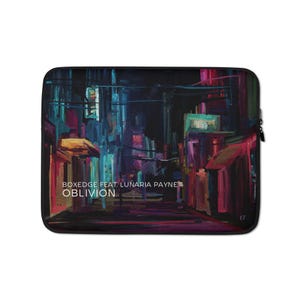 Oblivion | Cyber Noir Laptop Sleeve | Original Art by PZ ispired by Boxedge Music