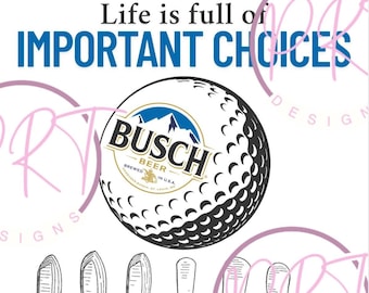 Life is full of important choices golf png