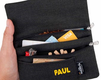 Tabaquera Personalizada Repelente a Líquidos para tabaco de liar con bolsillos para Accesorios - Regalo Personalizado