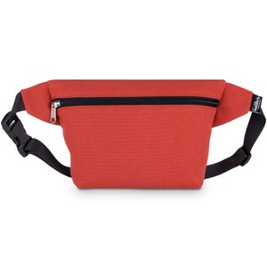Wasserabweisende Bauchtasche Umhängetasche für Damen & Herren 'Rotbraun' - Gürteltasche Crossbody Brusttasche - Wasserfeste Hüfttasche