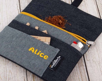 Tabaquera Vaquera Personalizada con tu Nombre - Funda Pitillera para Tabaco de Liar