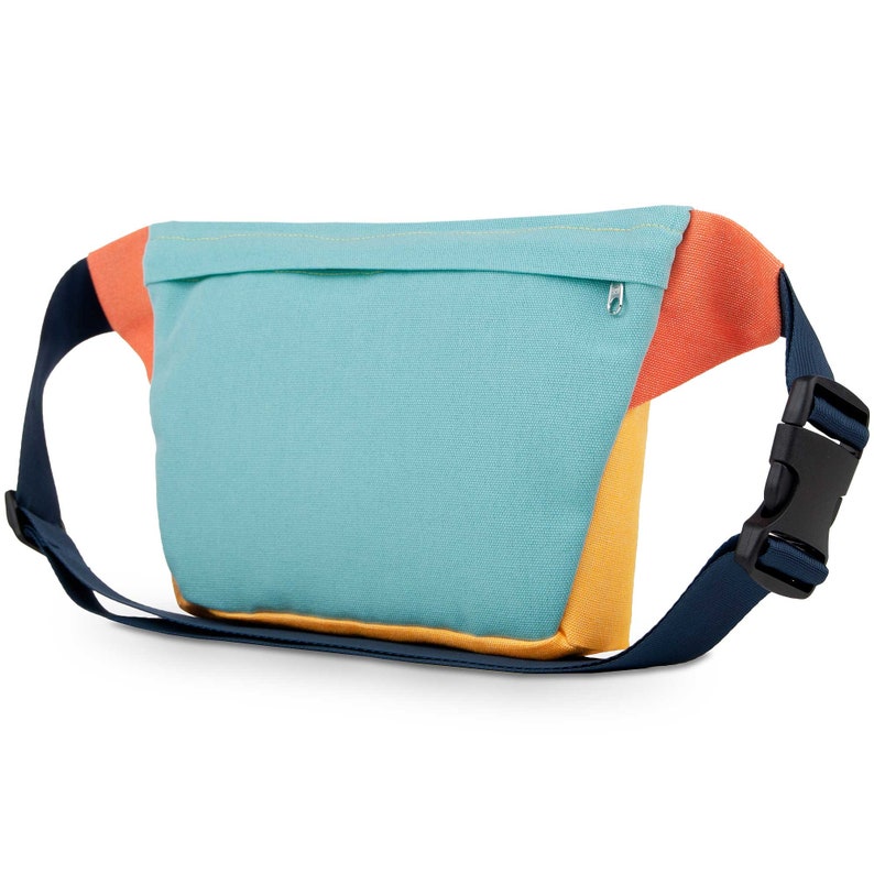 Fanny Pack Hip Bag Durable Crossbody Belt Waist Bag Colourful Bum Bag for Women, Men Dog Walking Bag, Summer Festival Chest Bag Purse image 9