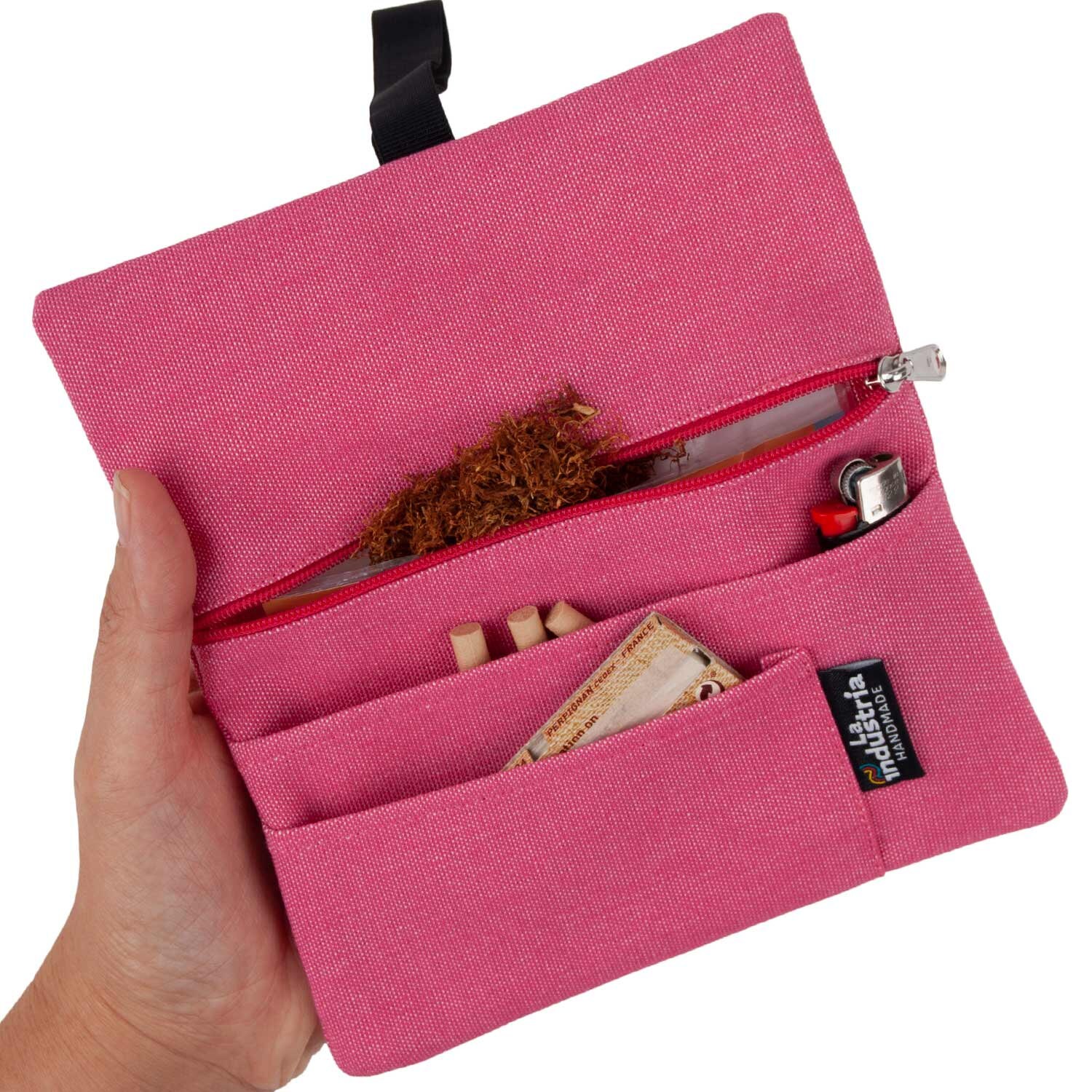 waterproof tobacco pouch Water-repellent Tobacco Pouch: Handmade Rolling Tobacco Case