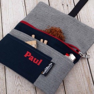 Tabaquera Personalizada con tu Nombre - Funda Pitillera elegante para Tabaco de Liar - Idea Regalo Personalizado