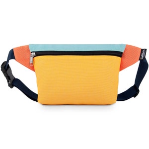 Fanny Pack Hip Bag Durable Crossbody Belt Waist Bag Colourful Bum Bag for Women, Men Dog Walking Bag, Summer Festival Chest Bag Purse image 2