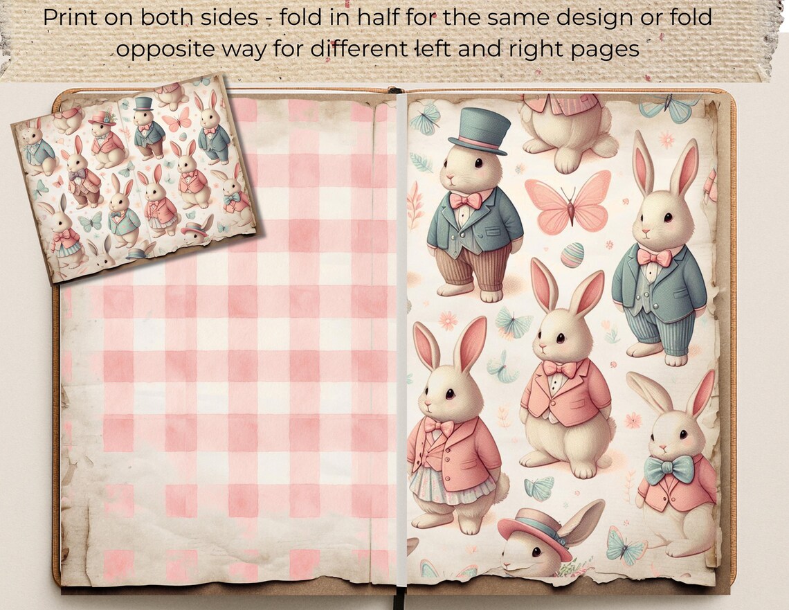 Vintage Easter Digital Paper Pack – 22 Printable Pages - Etsy
