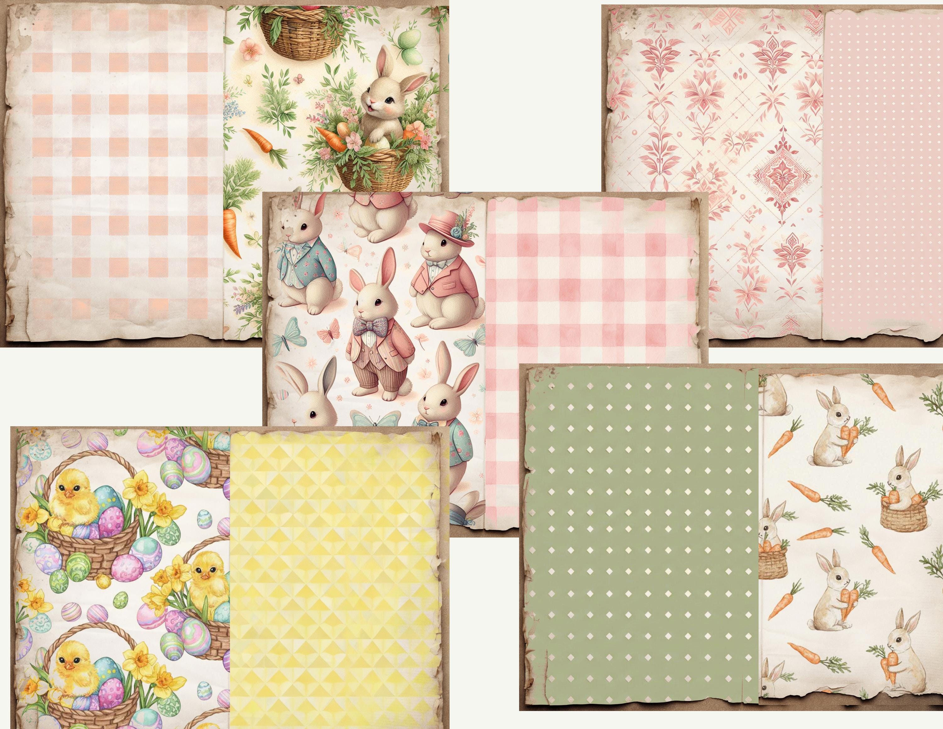 Vintage Easter Digital Paper Pack – 22 Printable Pages - Etsy
