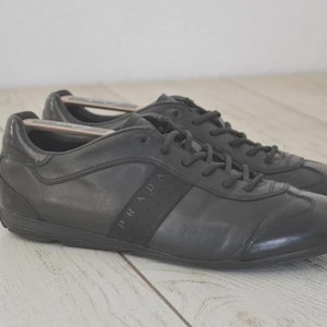 Prada men&#39;s vintage luxury sneakers original size 41 uk 7.5 us 8.5