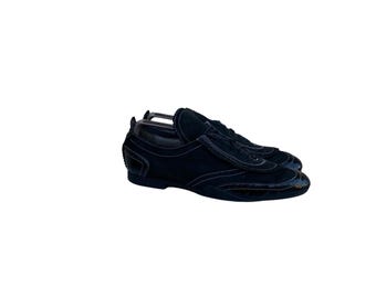 Seltene Puma x Rudolf Dassler Sneakers | Schwarze Wildleder Lackschnürschuhe