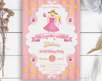 Pinkalicious invitation, Pinkalicious birthday invitation, pinkalicuous invite