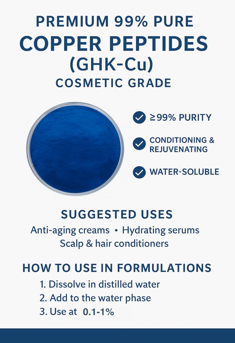 ghk-cu integrins 99% Pure Copper Peptides (ghk-cu) | Great for DIY - 1 Gram