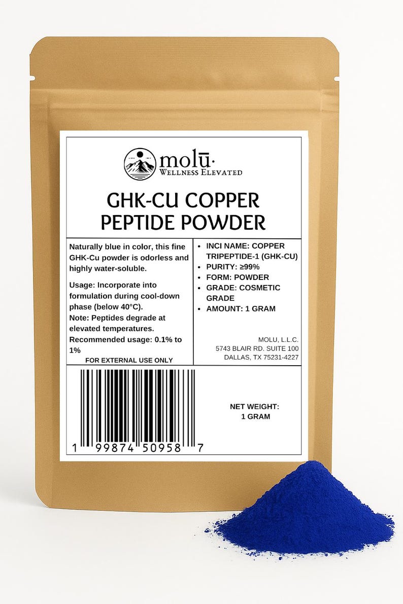 GHK-Cu Powder GHK-Cu Copper Peptide Powder – 10 Grams, ≥99% Purity, Research Grade Copper Tripeptide-1 (CAS 89030-95-5)