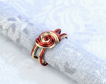 Colores personalizados Bi Color Spiral Ear Cuff disponibles