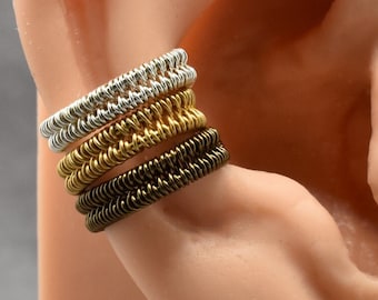Stackable Woven Ear Cuff - Custom Colors Available