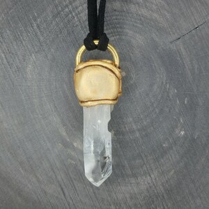 Quartz and Blue Agate Necklace imagem 7