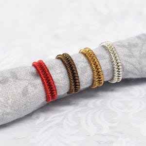 Stackable Woven Ear Cuff - Custom Colors Available