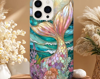 Mermaid Tail Iphone Case,Mermaid Lover Phone Cover,Mermaid Lover Gift,Samsung Galaxy Phone Case,Pixel 9 case,IPhone 16 Pro Max,Samsung S25