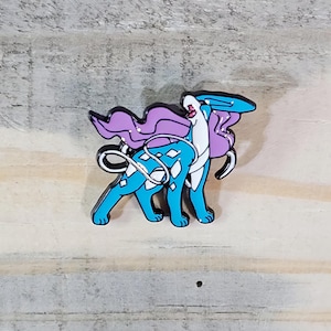 Pin de esmalte personalizado inspirado en Suicune PK