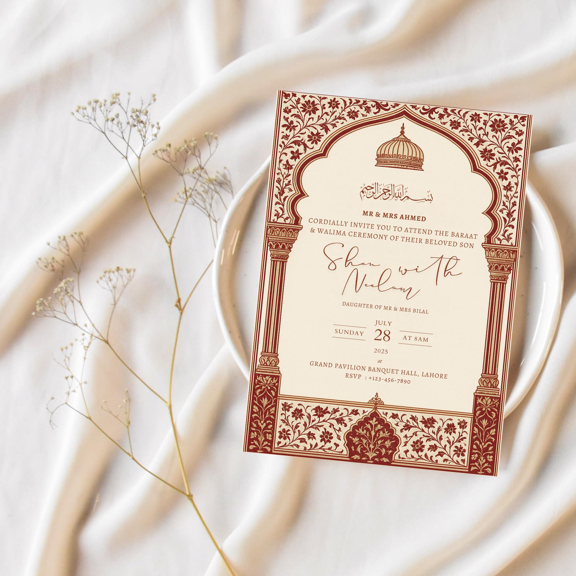 Baraat Invitation - Etsy, image size:1999x1999