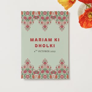 Mehndi Songs Booklet: Urdu & English Covers, 17 Traditional Songs (Digital Download A4/A5 Sizes)