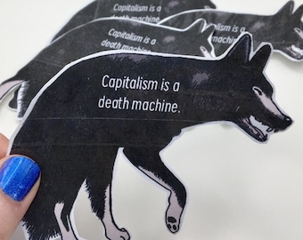 Anti-capitalist Dingo Sticker