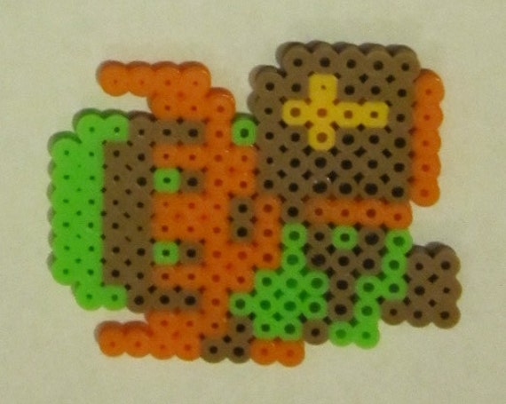 Link (legend of Zelda) Perler Bead Sprite