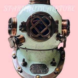 US Navy Mark V Diving Helmet Scuba Deep Sea Divers Helmet For gift | Deep Sea Divers Helmet Nautical Collection | Boston Scuba Diving Helmet
