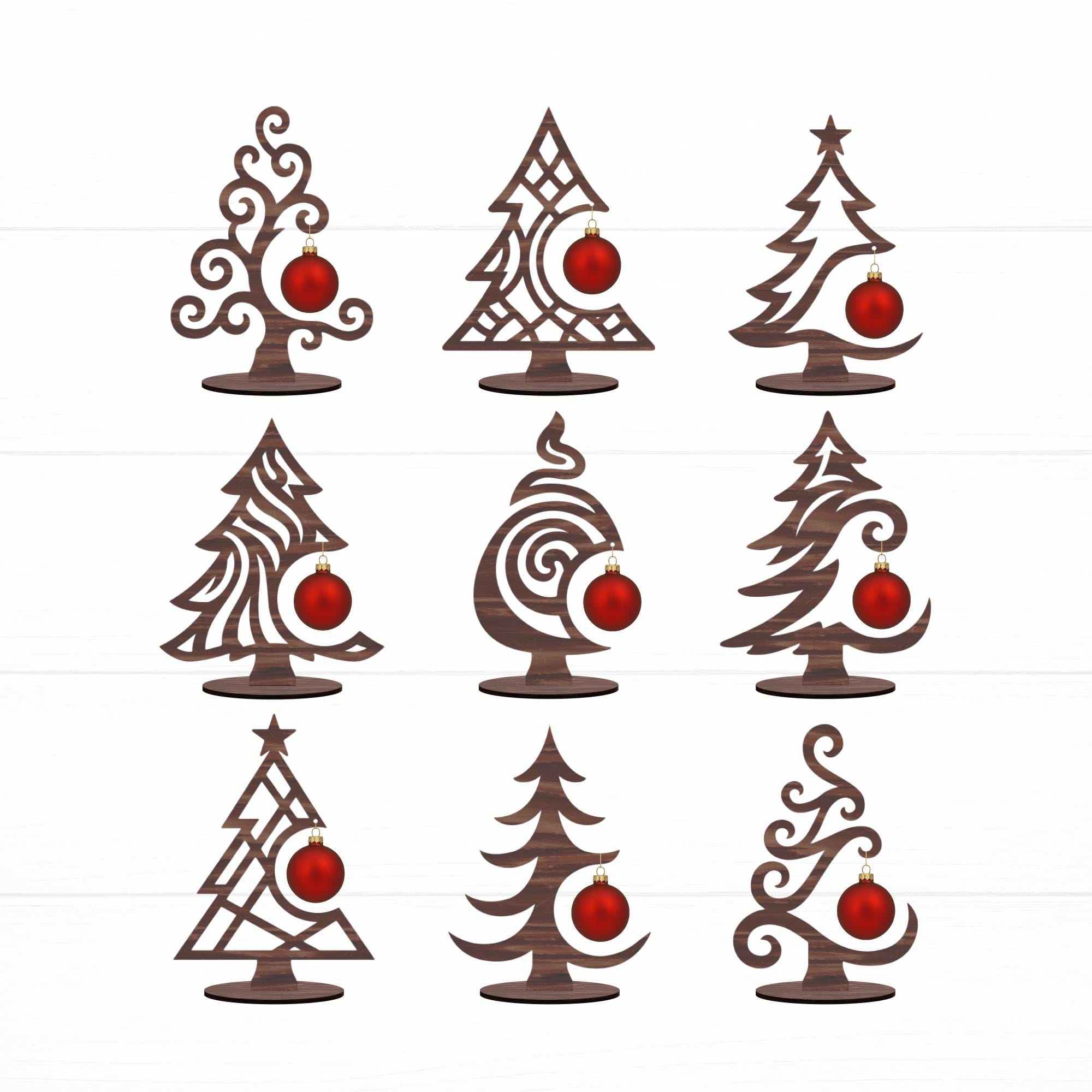 Porte-boules De Noël En Métal Forme L - Support Pour 5 Ou 10 Ornements - Neuf