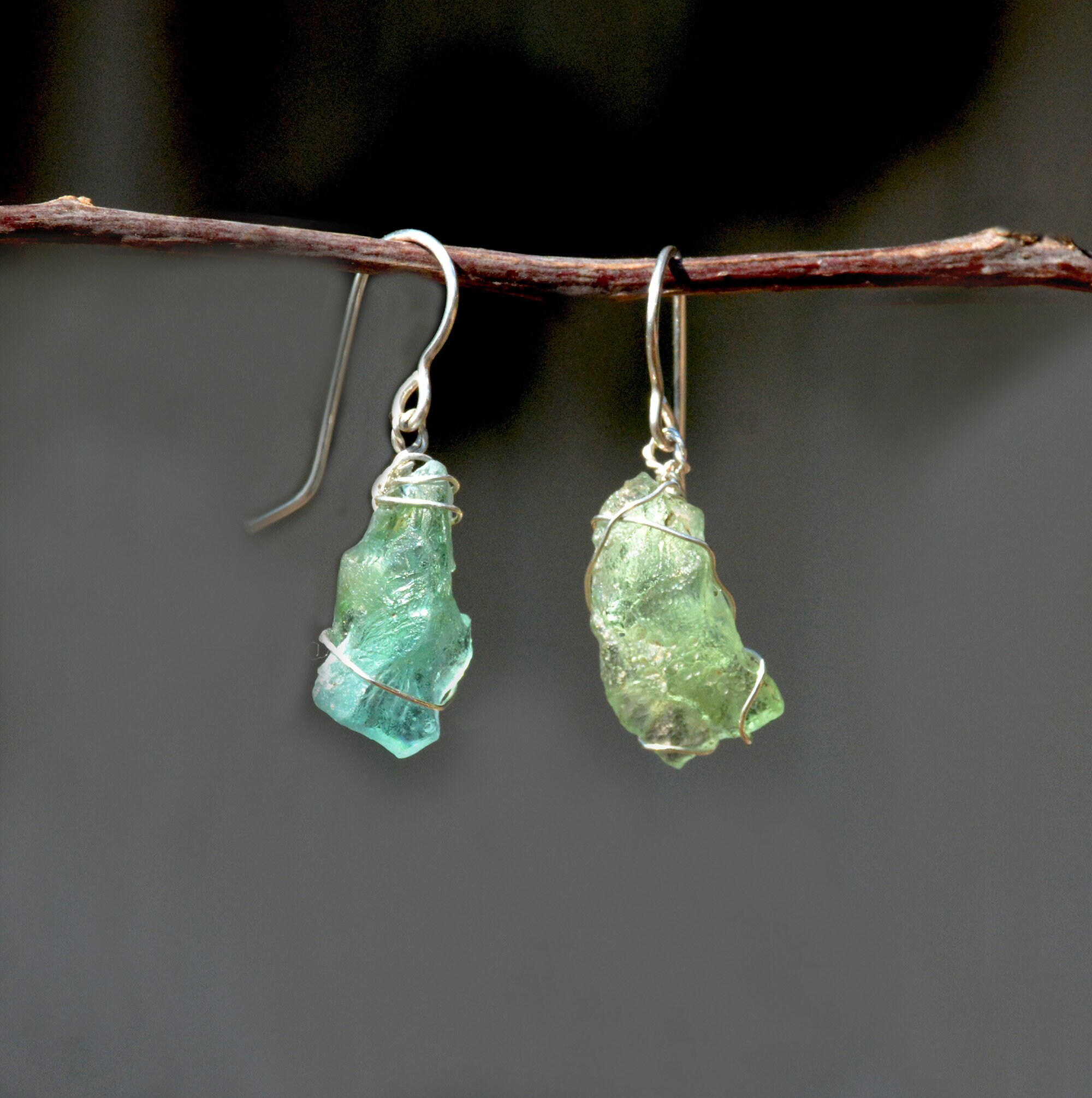 Israeli Jewelry Roman Glass Jewelry Silver Roman Glass Etsy