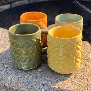 Mini Mug Slab Pottery Template