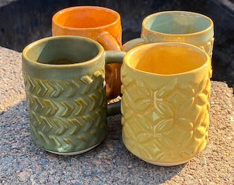 Mini Mug Slab Pottery Template