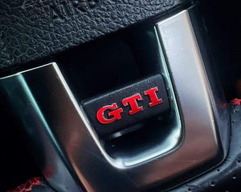XXE GTI Steering Wheel Overlay for Golf Mk6 GTI Edition 35 GTi Mk6 Mk6 GTi Steering Wheel Overlay