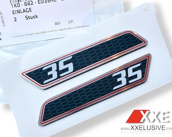 XXE Edition 35 Seat Inserts for Golf Mk6 GTI Edition 35 Seat Lever Inserts Honeycomb OEM