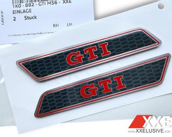 XXE GTI Seat Inserts for Golf Mk5 Mk6 GTI GTi Mk5 6 Seat Lever Inserts