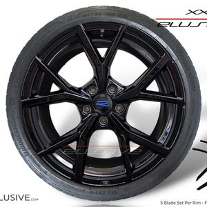 XXE Alloy Wheel Decal for Golf Mk8 GTD GTI R Mk8 Estoril Wheels Full Rim Set Overlay Decal Set