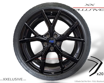 Decalcomania per cerchi in lega XXE per Golf Mk8 GTD GTI R Mk8 Estoril Wheels Set completo di decalcomanie sovrapposte