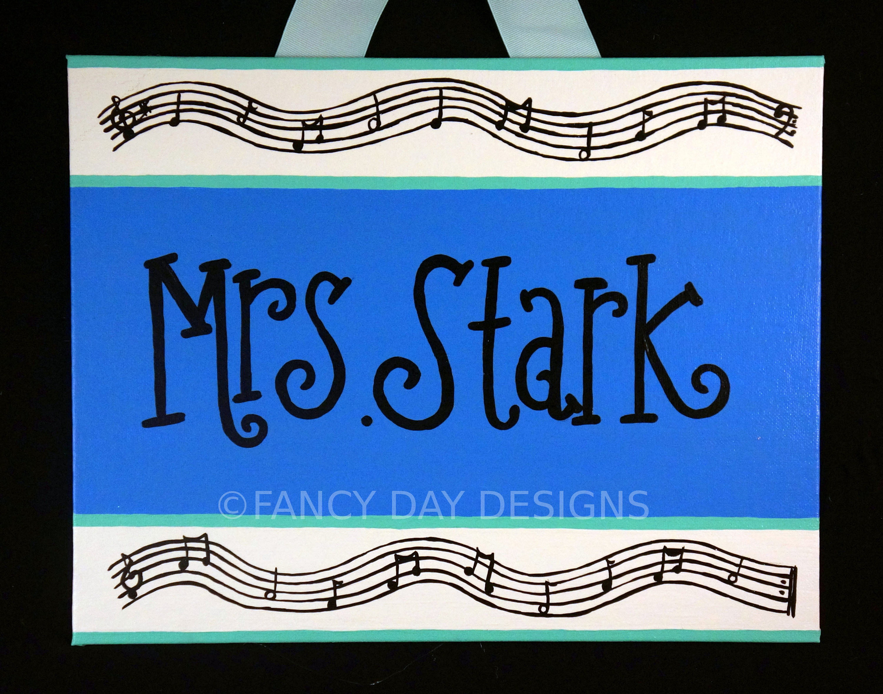 Music Note Themed Teacher Door Sign Music Themed Decorations Choir Teacher Music Classroom Sign Teacher Door Hanger Custom Teacher Gift