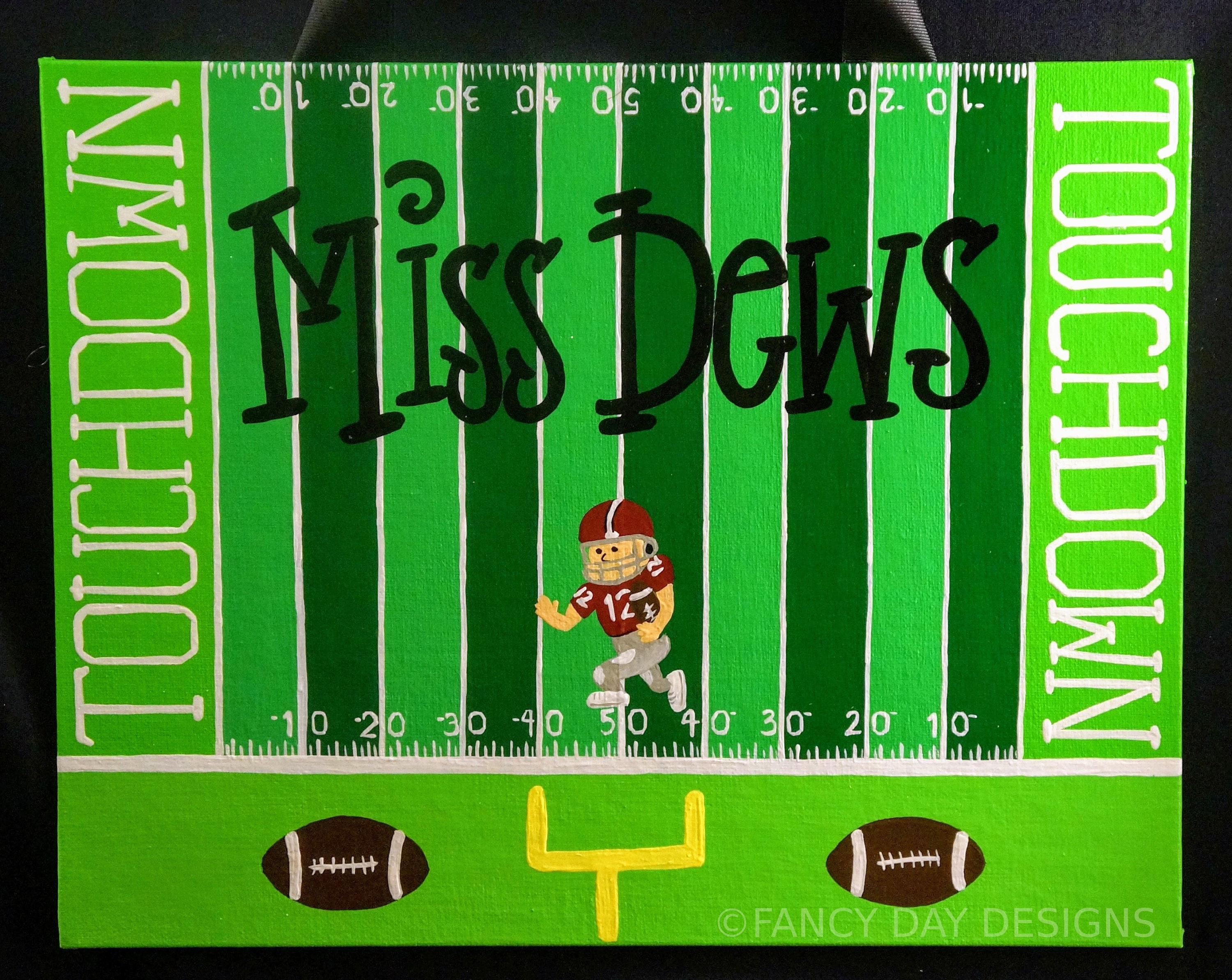 Football Themed Teacher Door Sign Sports Themed Classroom Etsy